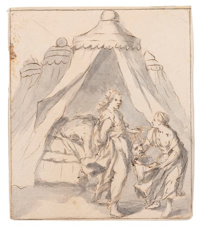 Scuola italiana, secolo XVIII ( )  - Giuditta e Oloferne,  