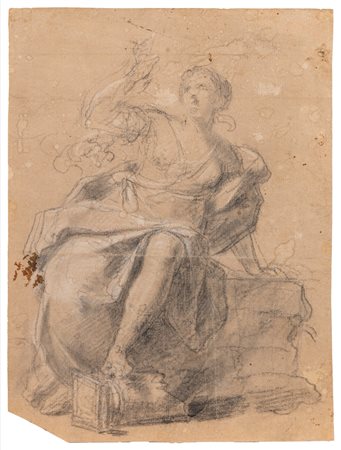 Scuola italiana, secolo XVII ( )  - Figura allegorica,  