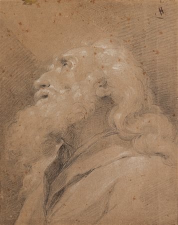 Scuola dell'Italia settentrionale, secolo XVIII ( )  - Testa virile,  