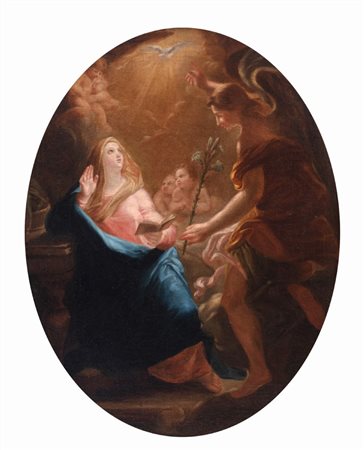 Scuola romana, fine secolo XVII - inizi secolo XVIII ( )  - Annunciazione,  