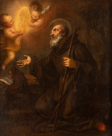 Scuola napoletana, secolo XVIII ( )  - San Francesco di Paola,  