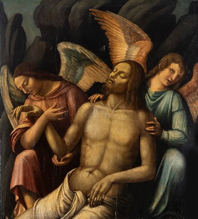 Bottega di Callisto Piazza ( )  - Pietà con angeli,  