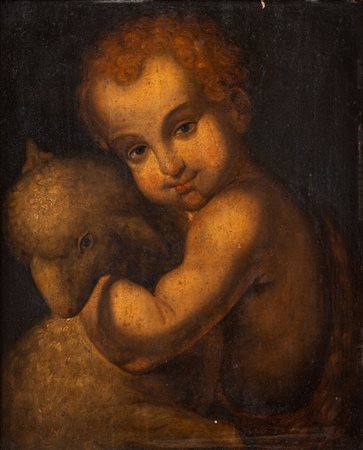Da Bernardino Luini ( )  - Gesù Bambino con l'agnello,  