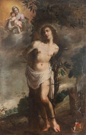 Denijs Calvaert (Anversa 1540 - Bologna 1619)  - La visione di San Sebastiano,  