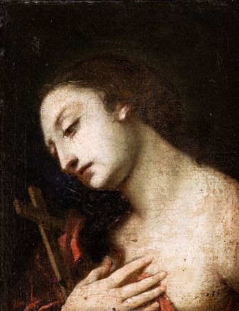 Scuola napoletana, secolo XVII ( )  - Maddalena penitente,  