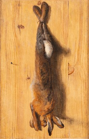 Attribuito a Benedetto Sartori (attivo in Italia settentrionale, secolo XVIII) ( )  - Trompe-l'oeil con lepre ,  