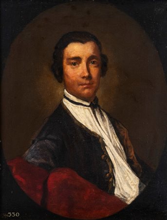 Vittore Ghislandi, detto Fra' Galgario (Bergamo 1655 - 1743)  - Ritratto di gentiluomo,  