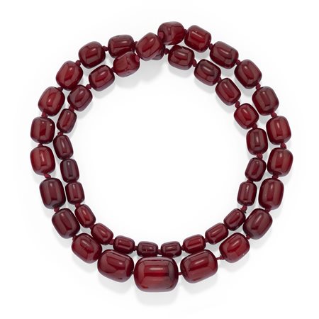 Collana a imitazione dell'ambra   