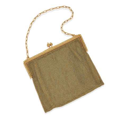 Borsetta da sera  in oro giallo e ross 18k