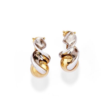 Marina B - Orecchini in oro bicolore 18k