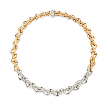 Pomellato - Collana con diamanti in oro bicolore 18k
