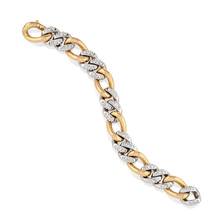Pomellato - Bracciale con diamanti in oro bicolore 18k