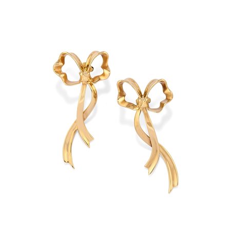 Tiffany & Co. - Orecchini a fiocco in oro giallo 18k