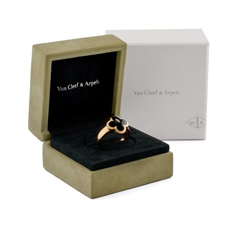 Van Cleef & Arpels - Anello Collezione Pure Alhambra in oro giallo 18k 