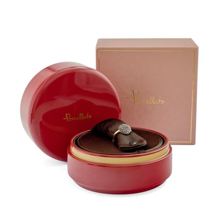 Pomellato - Anello Collezione Sabbia  in oro giallo e brunito 18k