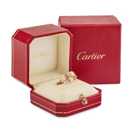 Cartier - Anello Collezione Tank Francaise  in oro rosa 18k
