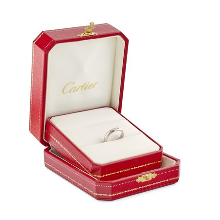 Cartier - Anello Collezione 1895 Wedding Band Single Diamond in platino