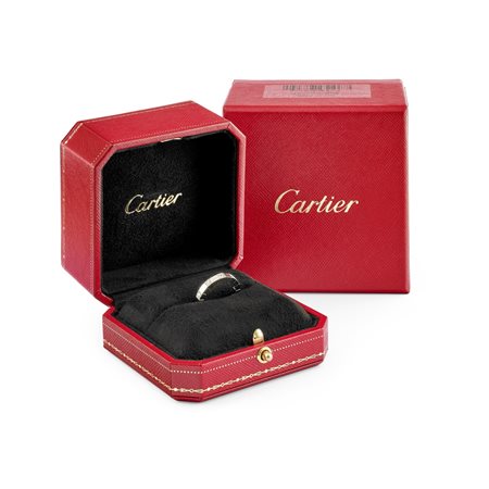 Cartier - Anello con diamanti  in oro bianco 18k