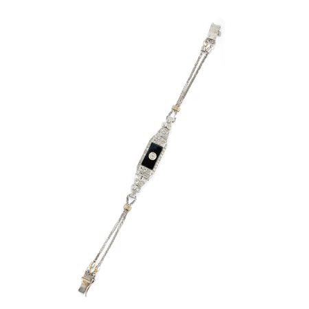 Bracciale déco in platino