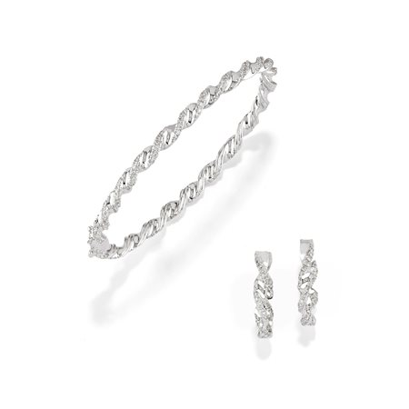 Pepi Beverly Hills - Demi parure in oro bianco 18k