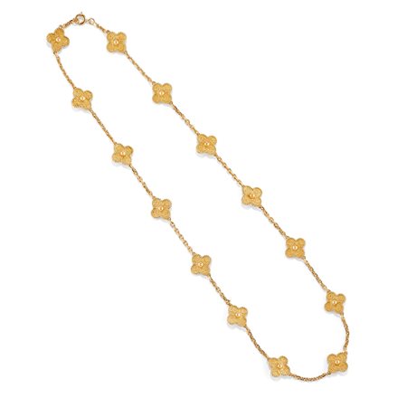 Van Cleef & Arpels - Collana collezione Alhambra in oro giallo 18k