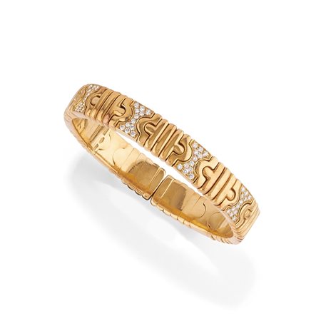 Bulgari - Bracciale collezione Parentesi in oro giallo 18k