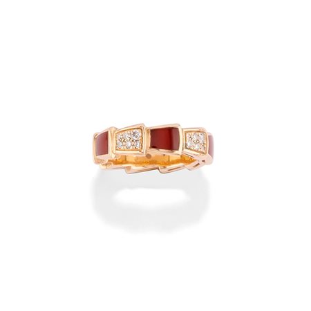 Bulgari - Anello collezione Viper in oro rosa 18k