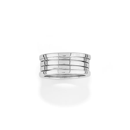 Bulgari - Anello collezione B.zero1 in oro bianco 18k