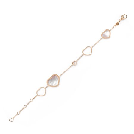Chopard - Bracciale collezione Happy Hearts in oro rosa 18k