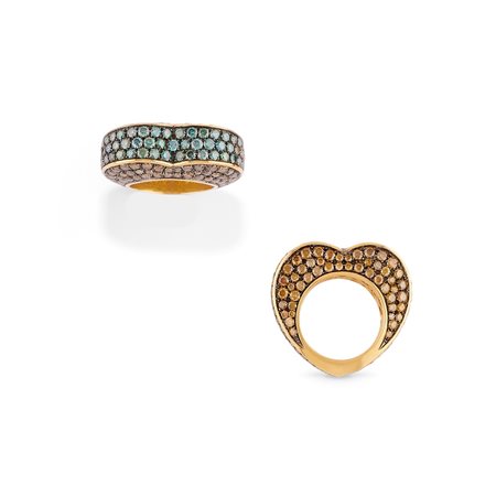 Paolo Piovan - Anello a cuore in oro giallo 18k