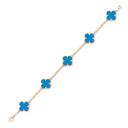 Van Cleef & Arpels - Bracciale collezione Vintage Alhambra in oro giallo 18k