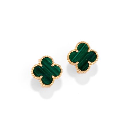 Van Cleef & Arpels - Orecchini collezione Vintage Alhambra in oro giallo 18k