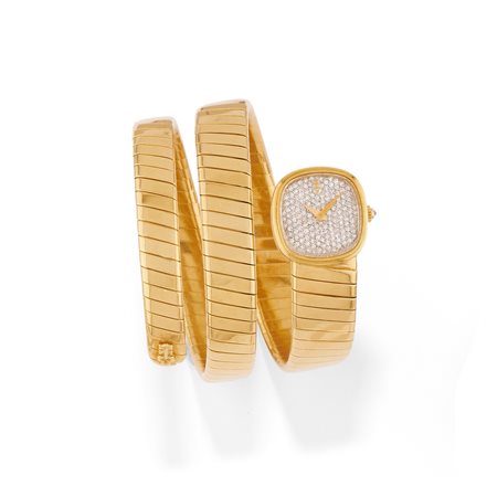 Corum - Orologio a serpente tubogas in oro giallo 18k