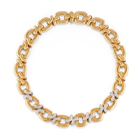 Weingrill - Collana  in oro bicolore 18k