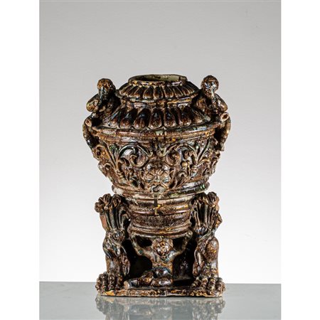 MANIFATTURA DI CALTAGIRONE DEL XVIII SECOLO, Rinfrescatoio