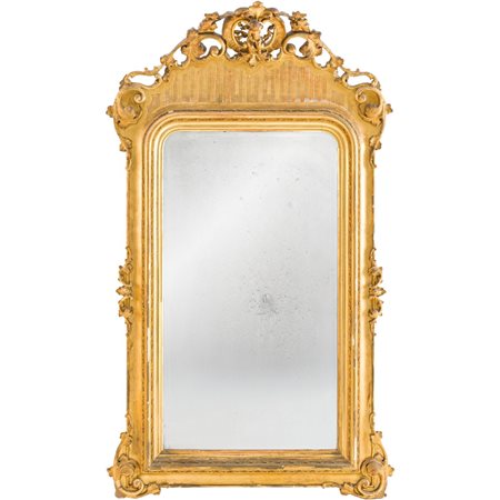 MANIFATTURA ITALIANA DELLA PRIMA METÀ XIX SECOLO, Specchiera