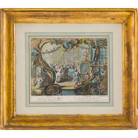 EBANISTERIA SICILIANA DEL XIX SECOLO, Cornice