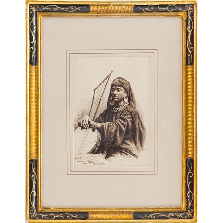 NATALE ATTANASIO, Penna, inchiostro bruno e acquarello carta