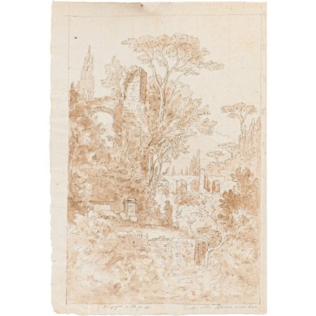 PITTORE ROMANO DEL XVIII SECOLO, Disegno