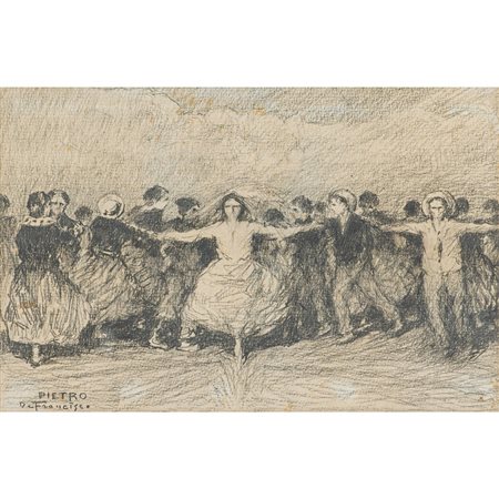 PIETRO DE FRANCISCO, Carboncino su carta