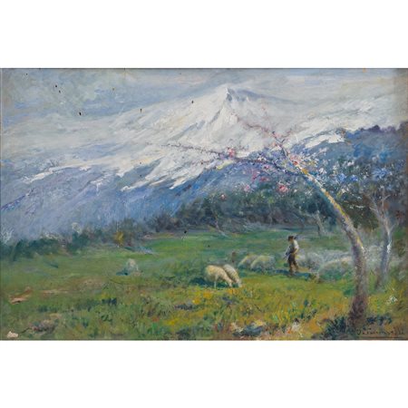 ONOFRIO TOMASELLI, Olio su tavola