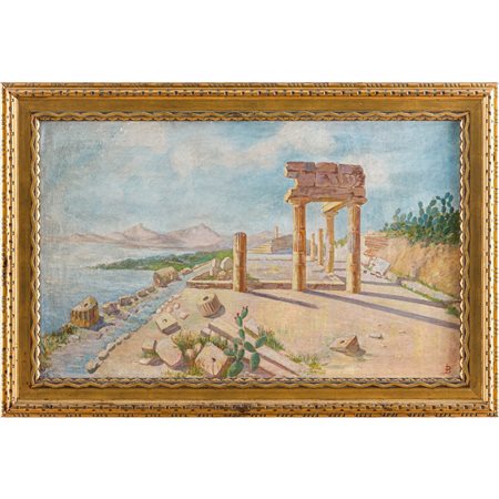 SCUOLA ITALIANA DEL XIX SECOLO, Olio su tela