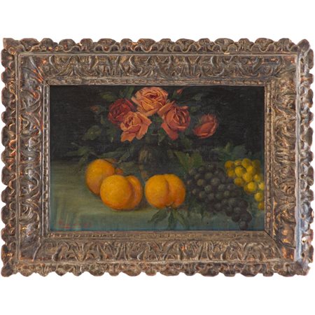 PITTORE ITALIANO XX SEC., Coppia oli tela applicate tavoletta