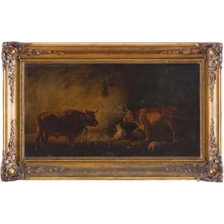 PAULUS POTTER (Attr.le), Olio su tavola