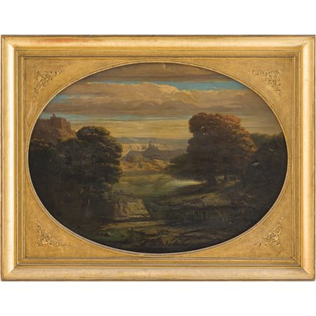 SCUOLA ITALIANA DELLA PRIMA METÀ DEL XIX SECOLO, Olio su tela