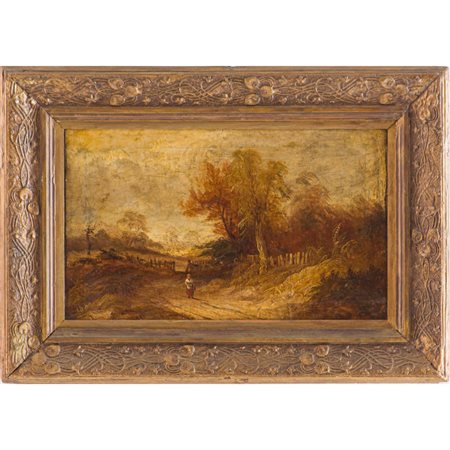 SCUOLA INGLESE DEL XIX SECOLO, Olio su tela