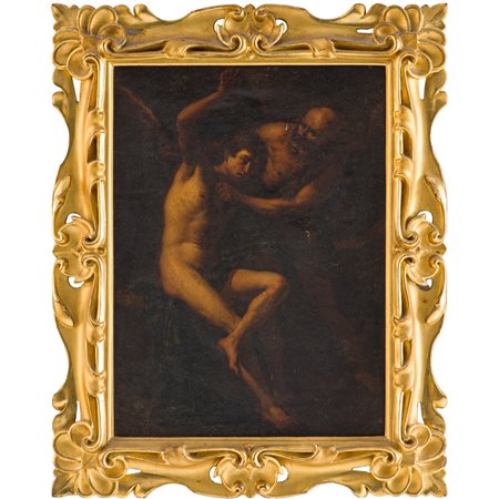 SCUOLA NAPOLETANA DEL XVIII SECOLO, Olio su tela