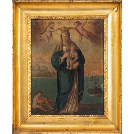 SCUOLA SICILIANA DELLA FINE DEL XVIII SECOLO, Olio su tela