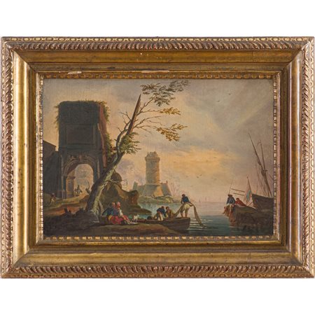 CHARLES FRANCOIS GRENIER, Olio su tela