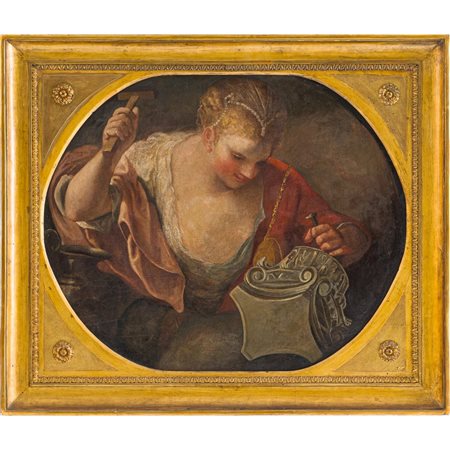 SCUOLA VENETA DEL XVII SECOLO, Olio su tela